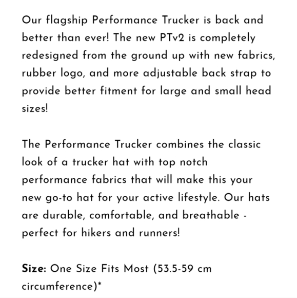 NWT Neptune Performance V2 Trucker Hat - grand canyon - Picture 8 of 9